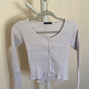 Brandy Melville long sleeves button up top